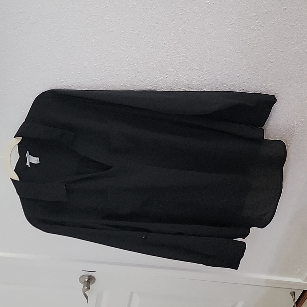 Black Collared Blouse